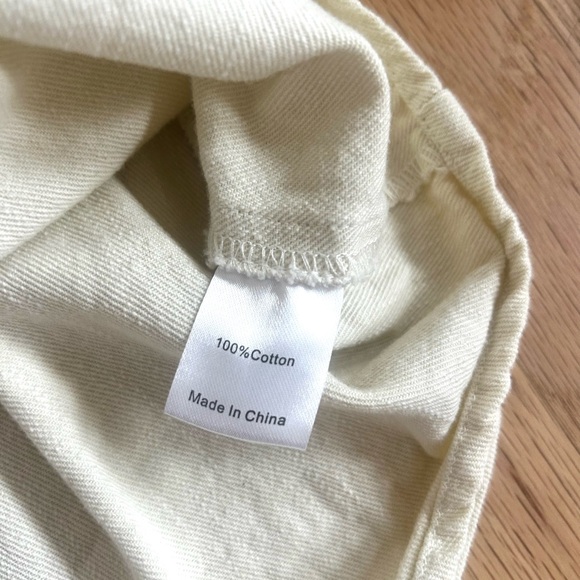 TUCKERNUCK ivory steele denim button down shirt pearl snap western cotton size L - Picture 9 of 13